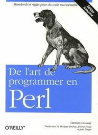 Picture of De l'art de programmer en Perl