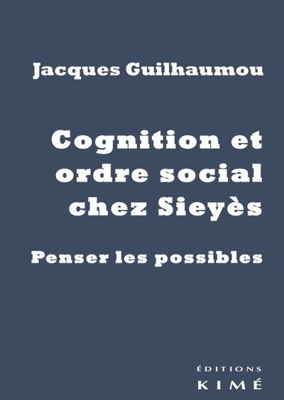 Picture of Cognition et ordre social chez Sieyes