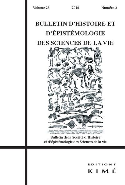 Picture of Bulletin d'Histoire et d'Epistemologie 23 / 2