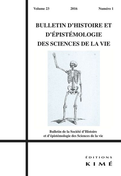 Picture of Bulletin d'Histoire et d'Epistemologie 23 / 1
