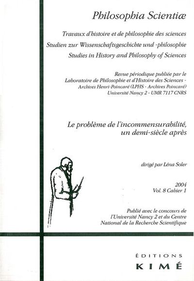 Picture of Philosophia Scientiae T. 8 / 1 2004