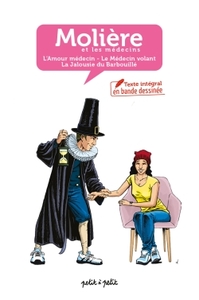 Image de Molière et les médecins, texte intégral de trois pièces en BD