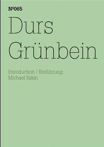 Picture of Documenta 13 Vol 65 Durs Grunbein /anglais/allemand