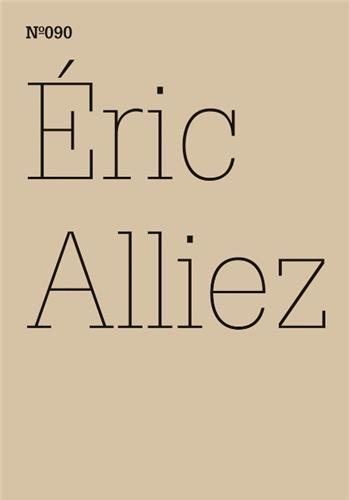 Picture of Documenta 13 Vol 90 Eric Alliez /anglais/allemand