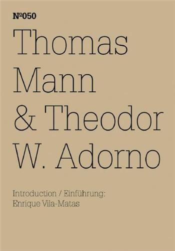 Picture of Documenta 13 Vol 50 Thomas Mann & Theodor W. Adorno /anglais/allemand
