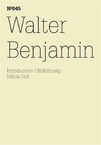 Picture of Documenta 13 Vol 45 Walter Benjamin /anglais/allemand