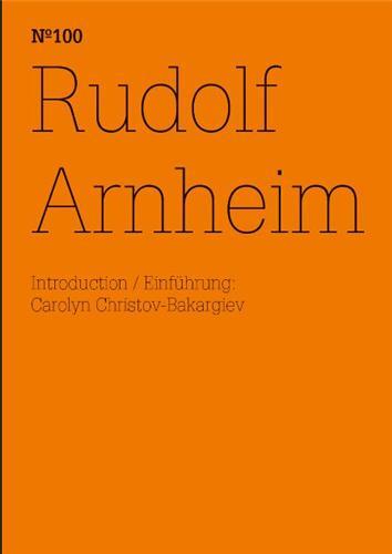 Picture of Documenta 13 Vol 100 Rudolf Arnheim /anglais/allemand
