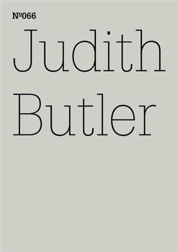 Picture of Documenta 13 Vol 66 Judith Butler /anglais/allemand