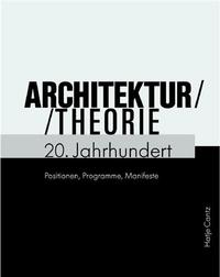 Picture of Architekturtheorie 20 jahrhundert /allemand