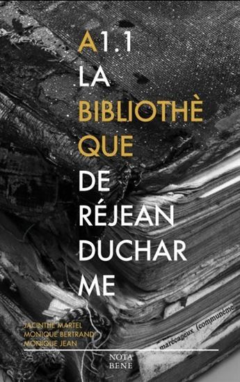 Image de A1.1. LA BIBLIOTHEQUE DE REJEAN DUCHARME