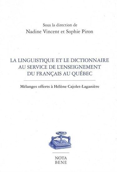 Picture of LA LINGUISTIQUE ET LE DICTIONNAIRE AU SERVICE DE L'ENSEIGNEMENT D