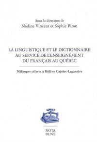 Picture of LA LINGUISTIQUE ET LE DICTIONNAIRE AU SERVICE DE L'ENSEIGNEMENT D