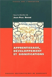 Image de Apprentissage, développement et significations - hommage à Michel Brossard