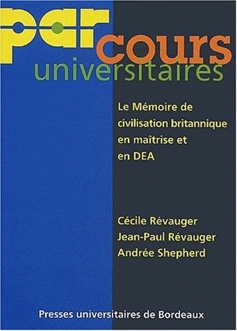 Image de Le mémoire de civilisation britannique en maîtrise et en DEA