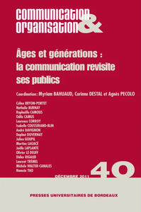 Image de Ages et generations la communication revisiteses publics