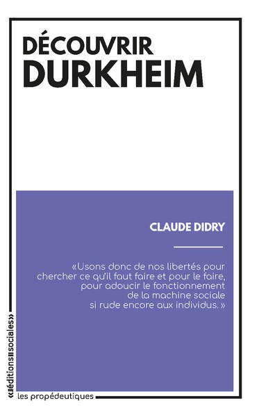 Picture of Découvrir Durkheim