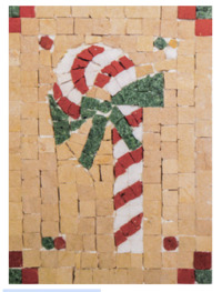 Picture of Kit Mosaîque complet 100 naturelles  Sucre dorge  MAXI 23x23x6 MOSAIKIT