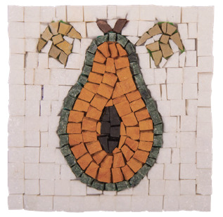 Picture of Kit Mosaîque complet 100 naturelles  Papaye  MINI 12X12 MOSAIKIT