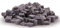 Picture of Mosaïques naturelles vrac 09 kg 1000 pierres  VERT OLIVE