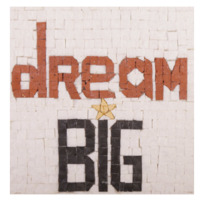 Picture of Kit Mosaîque complet 100 naturelles  DREAM BIG  Mantra  GEANT 20x20 MOSAIKIT