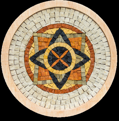 Picture of Kit Mosaîque complet 100 naturelles  Mandala 4   20 MOSAIC BOX