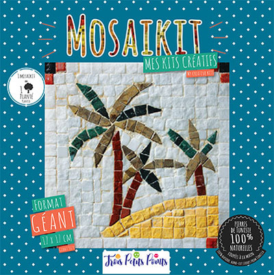 Picture of Kit Mosaîque complet 100 naturelles  Oasis  GEANT 17X17 MOSAIKIT