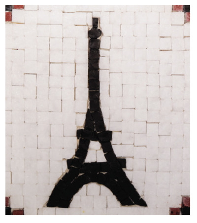 Picture of Kit Mosaîque complet 100 naturelles  Tour Eiffel  MAXI 17X20 MOSAIKIT