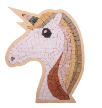 Picture of Kit Mosaîque complet 100 naturelles  Visage Licorne Cadre Spécial   MOSAIC BOX