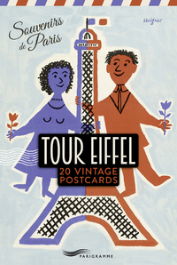 Image de Tour Eiffel 20 Vintage Postcards