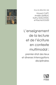 Picture of L'ENSEIGNEMENT DE LA LECTURE ET DE L'ECRITURE EN CONTEXTE MULTIMODAL : PREMIER ETAT DES LIEUX ET DIV