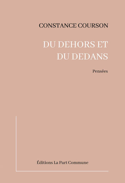 Picture of Du dehors et du dedans