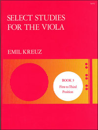 Picture of KREUZ, EMIL: SELECT STUDIES. BOOK 3 - VIOLA
