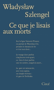 Picture of CE QUE JE LISAIS AUX MORTS