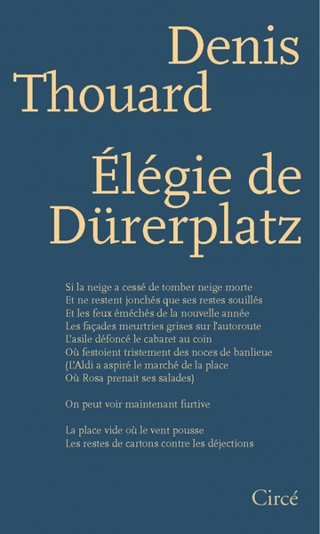 Picture of Élégie de Dürerplatz