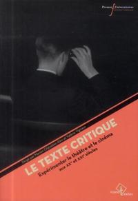 Image de TEXTE CRITIQUE