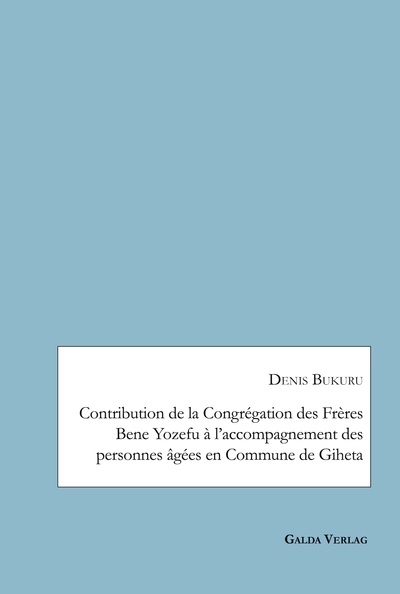 Picture of Contribution de la Congrégation des Frères Bene Yozefu à l'accompagnement des personnes âgées en Commune de Giheta