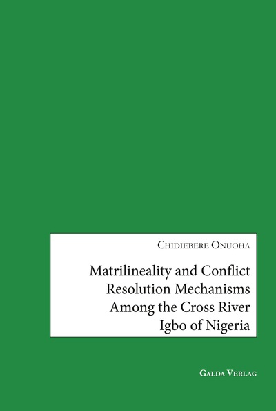 Image de Matrilineality and Conflict Resolution Mechanisms Among the Cross River Igbo of Nigeria