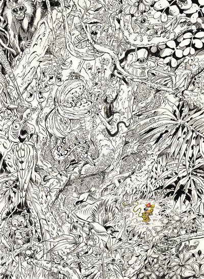 Picture of Une vie en dessins - Batem - Le marsupilami