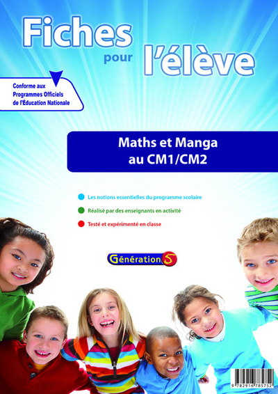 Image de Fiches pour l'élève : Maths et Manga CM1-CM2