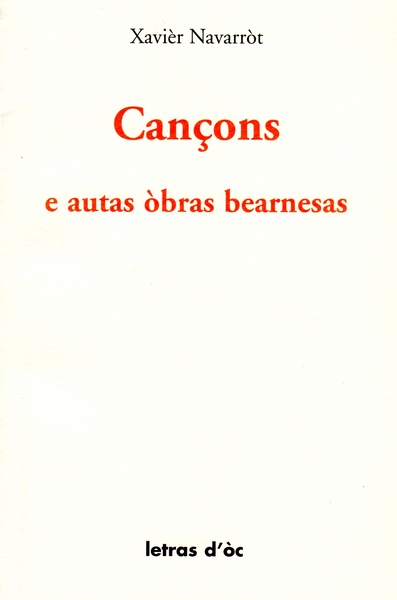 Picture of CANÇONS  E AUTAS ÒBRAS BEARNESAS