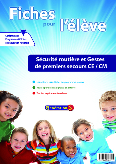 Image de Fiches pour l'élève : sécurité routière et gestes de premiers secours (CE-CM)