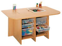 Picture of EV ENSEMBLE DOUBLE TABLES ACTIVITES
