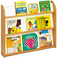 Picture of Bibliothèque présentoir PM - hêtre