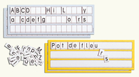 Image de Planches et lettres magnétiques