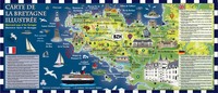 Image de CARTE DE LA BRETAGNE ILLUSTREE