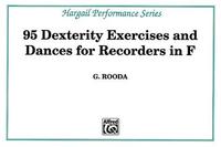 Picture of 95 FINGER DEXTERITY EXERCISES AND DANCES FOR RECORDERS IN F