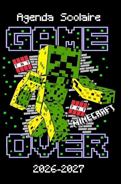 Image de Minecraft Agenda Scolaire 2026-2027