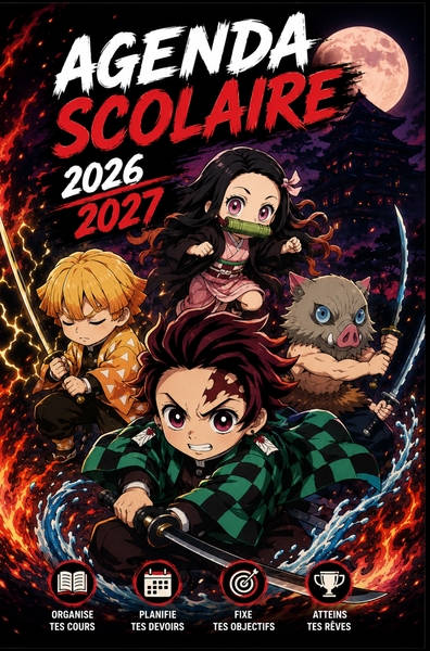 Picture of Agenda scolaire 2026-2027 Demon Slayer
