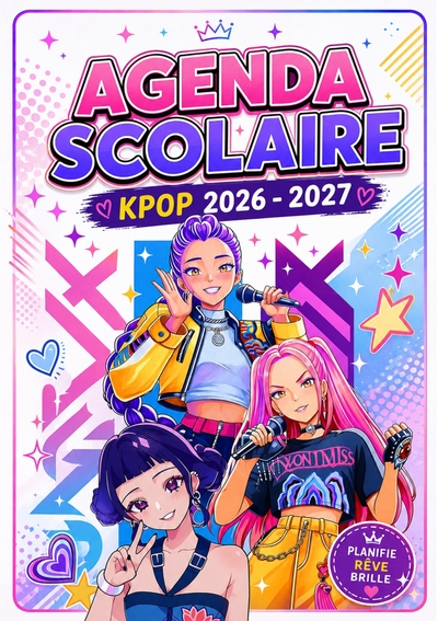Picture of Agenda Scolaire 2026-2027 K Pop pour Fille et Adolescente