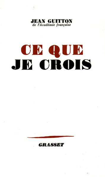 Picture of Ce que je crois